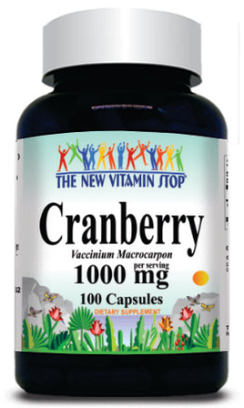 BUY 1 GET 2 FREE Cranberry 1,000mg 100 or 200 Capsules
