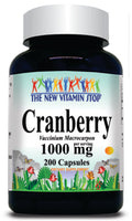 50% off Price Cranberry 1,000mg 100 or 200 Capsules 1 or 3 Bottle Price