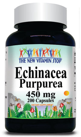 BUY 1 GET 2 FREE Echinacea Purpurea Root 450mg 200 Capsules
