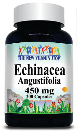 BUY 1 GET 2 FREE Echinacea Angustifolia Root 450mg 200 Capsules
