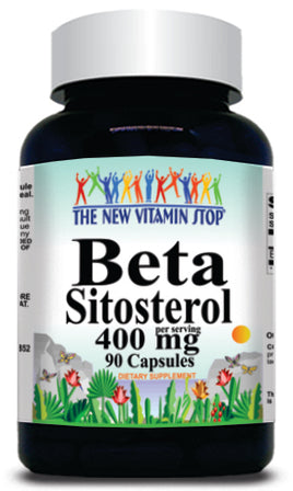 50% off Price Beta Sitosterol 400mg 90 or 180 Capsules 1 or 3 Bottle Price