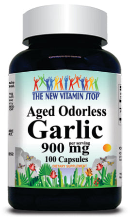 BUY 1 GET 2 FREE Odorless Aged Garlic Extract 900mg 100 or 200 Capsules