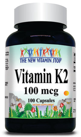 BUY 1 GET 2 FREE Vitamin K2 100mcg 100 or 200caps