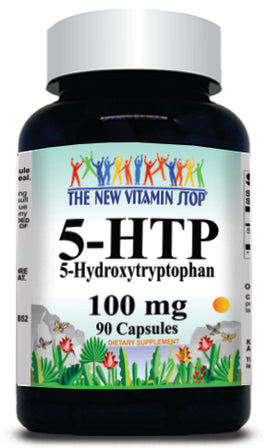 BUY 1 GET 2 FREE 5-HTP 100mg 90 or 180 Capsules