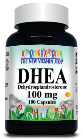 BUY 1 GET 2 FREE DHEA 100mg 100 or 200 Capsules