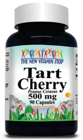 BUY 1 GET 2 FREE Tart Cherry 500mg 90 or 180 Capsules