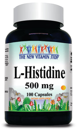 BUY 1 GET 2 FREE L-Histidine 500mg 100 Capsules