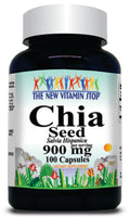 50% off Price Chia Seed 900mg 100 Capsules 1 or 3 Bottle Price
