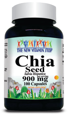 BUY 1 GET 2 FREE Chia Seed 900mg 100 Capsules
