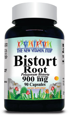 BUY 1 GET 2 FREE Bistort Root 900mg 90 Capsules