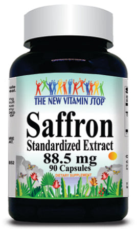 BUY 1 GET 2 FREE Saffron Standardized Extract 88.5mg 90 or 180 Capsules