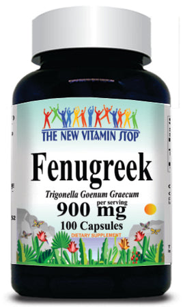 BUY 1 GET 2 FREE Fenugreek 900mg 100 Capsules