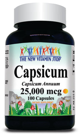 BUY 1 GET 2 FREE Capsicum 25,000mcg 100 Capsules