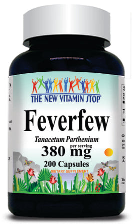 BUY 1 GET 2 FREE Feverfew 380mg 200 Capsules