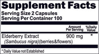50% off Price Elderberry Extract 900mg 200 Capsules 1 or 3 Bottle Price