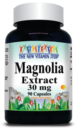 50% off Price Magnolia Bark Extract 30mg 90 or 180 Capsules 1 or 3 Bottle Price