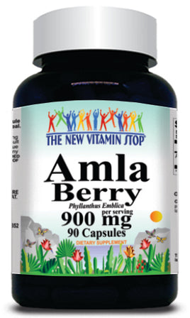 BUY 1 GET 2 FREE Amla Berry 900mg 90 Capsules