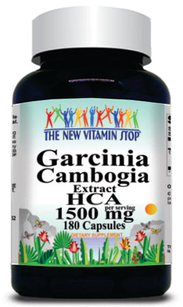 BUY 1 GET 2 FREE Garcinia Cambogia Extract HCA 1500mg 180 Capsules