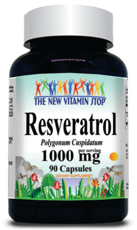 BUY 1 GET 2 FREE Resveratrol 1000mg 90 or 180 Capsules
