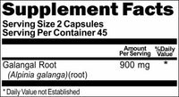 50% off Price Galangal Root 900mg 90 Capsules 1 or 3 Bottle Price