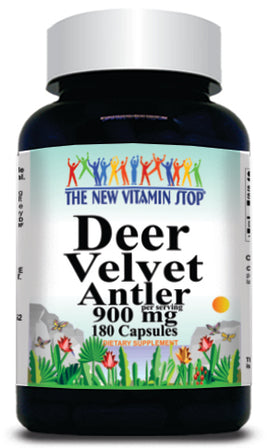 BUY 1 GET 2 FREE Deer Velvet Antler 900mg 180 Capsules