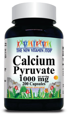 50% off Price Calcium Pyruvate 1000mg 200caps