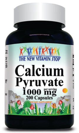 BUY 1 GET 2 FREE Calcium Pyruvate 1000mg 200caps