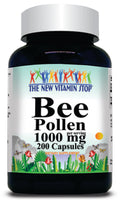 50% off Price Bee Pollen 1000mg 100 or 200 Capsules 1 or 3 Bottle Price