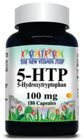 50% off Price 5-HTP 100mg 90 or 180 Capsules 1 or 3 Bottle Price