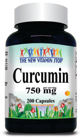 BUY 1 GET 2 FREE Curcumin 750mg 200 Capsules