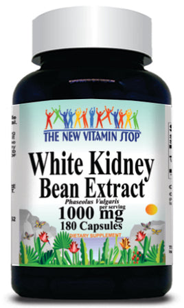 BUY 1 GET 2 FREE White Kidney Bean Extract 1000mg 180 Capsules