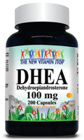 50% off Price DHEA 100mg 100 or 200 Capsules 1 or 3 Bottle Price