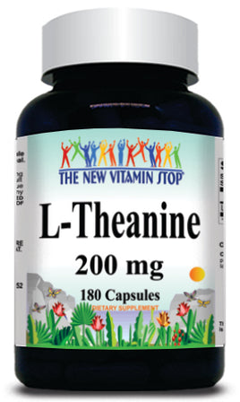 50% off Price L-Theanine 200mg 180 Capsules 1 or 3 Bottle Price