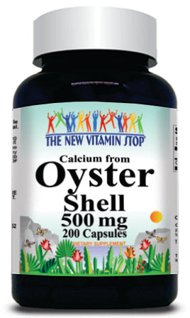 BUY 1 GET 2 FREE Oyster Shell 500mg 200 Capsules