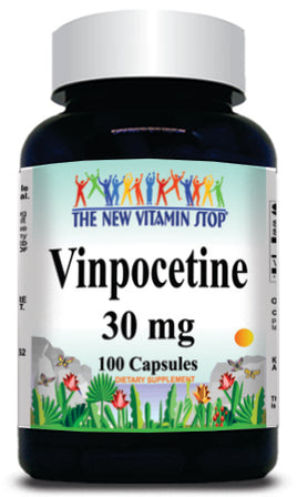 BUY 1 GET 2 FREE Vinpocetine 30mg 100 or 200 Capsules