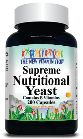 BUY 1 GET 2 FREE Supreme Nutritional Yeast  200 Capsules