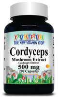50% off Price Cordyceps Extract 500mg 200 Capsules 1 or 3 Bottle Price