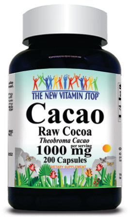 50% off Price Cacao 1000mg 200 Capsules 1 or 3 Bottle Price