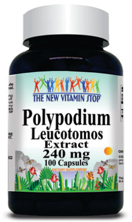 BUY 1 GET 2 FREE Polypodium Leucotomos Extract 240mg 100 or 200 Capsules