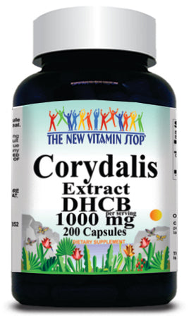 BUY 1 GET 2 FREE Corydalis Extract DHCB 1000mg 200 Capsules