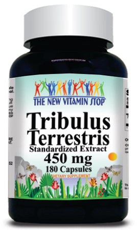 BUY 1 GET 2 FREE Tribulus Terestris Standardized Extract 450mg 180 Capsules