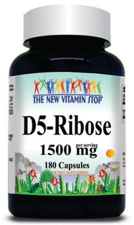 50% off Price D5-Ribose 1500mg 180 Capsules 1 or 3 Bottle Price