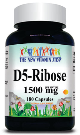 BUY 1 GET 2 FREE D5-Ribose 1500mg 180 Capsules