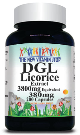 BUY 1 GET 2 FREE DGL Licorice Extract 3800mg 200 Capsules