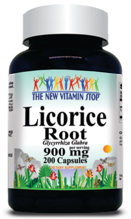 BUY 1 GET 2 FREE Licorice Root 900mg 200 Capsules
