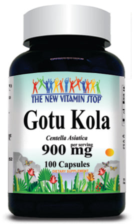BUY 1 GET 2 FREE Gotu Kola 900mg 100 Capsules