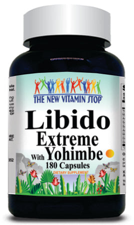 BUY 1 GET 2 FREE Libido Extreme with Yohimbe 180 Capsules