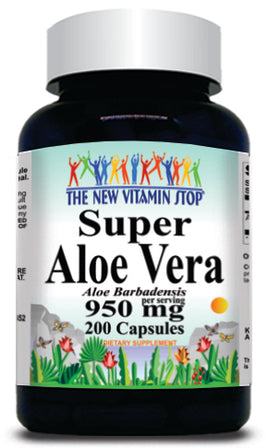 BUY 1 GET 2 FREE Super Aloe Vera 950mg 200 Capsules
