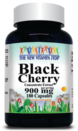 BUY 1 GET 2 FREE Black Cherry Concentrate Extract 900mg 180 Capsules