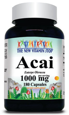 BUY 1 GET 2 FREE Acai 1000mg 180 Capsules